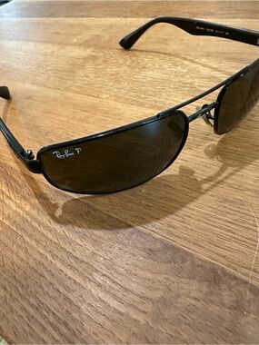 Ray-Ban RB3445 Black G-15 Polarized Sunglasses 🕶️ 61-17-130 w Case